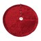 HGTV Home Collection Quilted Velvet Tree Skirt, Red, 60in